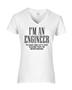 Epic Ladies I'm an Engineer V-Neck Graphic T-Shirts
