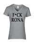 Epic Ladies F*ck Rona V-Neck Graphic T-Shirts