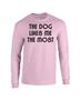 Epic Dog Likes Me Long Sleeve Cotton Graphic T-Shirts