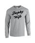 Epic Trophy Wife Long Sleeve Cotton Graphic T-Shirts