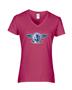 Epic Ladies Yes, I Can Fly V-Neck Graphic T-Shirts