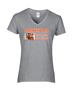 Epic Ladies BBall for Dinner V-Neck Graphic T-Shirts
