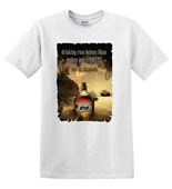 Epic Adult/Youth Rum Pirate Cotton Graphic T-Shirts