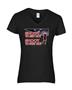 Epic Ladies Shoot to Get Hot V-Neck Graphic T-Shirts