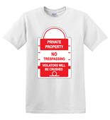 Epic Adult/Youth Private Property Cotton Graphic T-Shirts