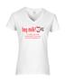 Epic Ladies Hey Milk! V-Neck Graphic T-Shirts