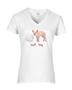 Epic Ladies Volleyball Hog V-Neck Graphic T-Shirts