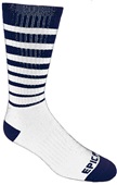 MULTI-STRIPED Activate Cute Novelty Fun Design Crew-Socks (1-Pair)