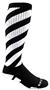 BLACK BODY/WHITE STRIPES