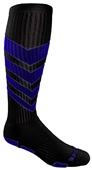 VICTORY "V" STRIPES - Cute Novelty Fun Design Knee-High Socks (1-Pair)