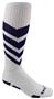 WHITE BODY/NAVY STRIPES