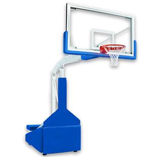 Hurricane Triumph Portable Basketball System with 42x72 glass backboard