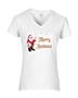 Epic Ladies Merry Kushmas V-Neck Graphic T-Shirts