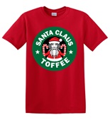 Epic Adult/Youth Santa Toffee Cotton Graphic T-Shirts