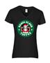 Epic Ladies Santa Toffee V-Neck Graphic T-Shirts