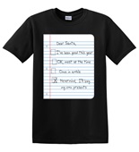 Epic Adult/Youth Dear Santa Cotton Graphic T-Shirts