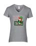 Epic Ladies Top Shelf Elf V-Neck Graphic T-Shirts