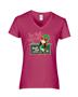 Epic Ladies Top Shelf Elf V-Neck Graphic T-Shirts