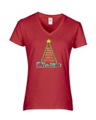 Epic Ladies Morning Person V-Neck Graphic T-Shirts