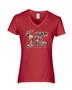 Epic Ladies Rudolph Bullied V-Neck Graphic T-Shirts
