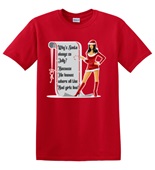 Epic Adult/Youth Santa Bad Girls Cotton Graphic T-Shirts