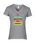 Epic Ladies Xmas Quarantined V-Neck Graphic T-Shirts