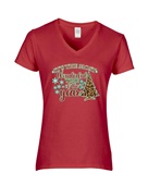 Epic Ladies Wonderful Time V-Neck Graphic T-Shirts