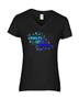 Epic Ladies COVID Outside V-Neck Graphic T-Shirts