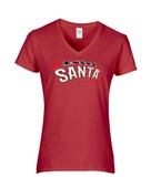 Epic Ladies Santa, We Good? V-Neck Graphic T-Shirts