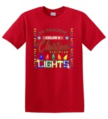 Epic Adult/Youth Christmas Lights Cotton Graphic T-Shirts