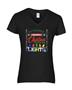 Epic Ladies Christmas Lights V-Neck Graphic T-Shirts