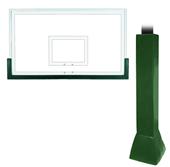 72" TuffGuard Basketball Backboard & 75" Post Pad