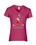 Epic Ladies Air Santa V-Neck Graphic T-Shirts