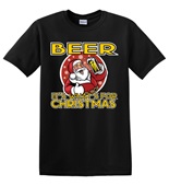 Epic Adult/Youth Christmas Beer Cotton Graphic T-Shirts
