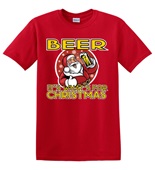 Epic Adult/Youth Christmas Beer Cotton Graphic T-Shirts