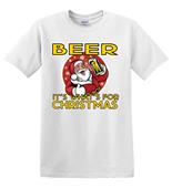 Epic Adult/Youth Christmas Beer Cotton Graphic T-Shirts