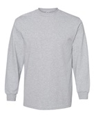 Alstyle Adult 6.0 oz., 100% Cotton Long-Sleeve T-Shirt AL1304 ATHLETIC HEATHER Primary