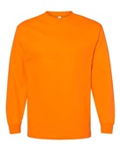 Alstyle Adult 6.0 oz., 100% Cotton Long-Sleeve T-Shirt AL1304 ORANGE Primary