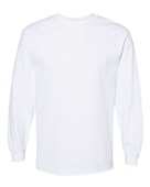 Alstyle Adult 6.0 oz., 100% Cotton Long-Sleeve T-Shirt AL1304 WHITE Primary