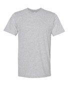American Apparel Unisex Fine Jersey Short-Sleeve T-Shirt 2001W HEATHER GREY Primary