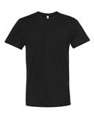 American Apparel Unisex Fine Jersey Short-Sleeve T-Shirt 2001W BLACK Primary