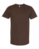 American Apparel Unisex Fine Jersey Short-Sleeve T-Shirt 2001W BROWN Primary