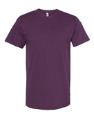 American Apparel Unisex Fine Jersey Short-Sleeve T-Shirt 2001W EGGPLANT Primary