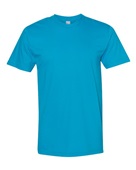 American Apparel Unisex Fine Jersey Short-Sleeve T-Shirt 2001W TEAL Primary