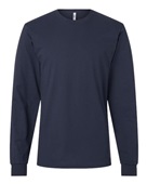 American Apparel Unisex Fine Jersey Long-Sleeve T-Shirt 2007W NAVY Primary