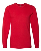 American Apparel Unisex Fine Jersey Long-Sleeve T-Shirt 2007W RED Primary