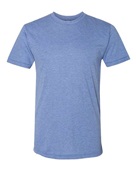 American Apparel Unisex Triblend Short-Sleeve Track T-Shirt TR401W ATHLETIC BLUE Primary