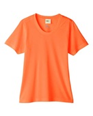 Core 365 Ladies' Fusion ChromaSoft Performance T-Shirt CE111W CAMPUS ORANGE Primary