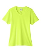 Core 365 Ladies' Fusion ChromaSoft Performance T-Shirt CE111W SAFETY YELLOW Primary