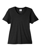 Core 365 Ladies' Fusion ChromaSoft Performance T-Shirt CE111W BLACK Primary